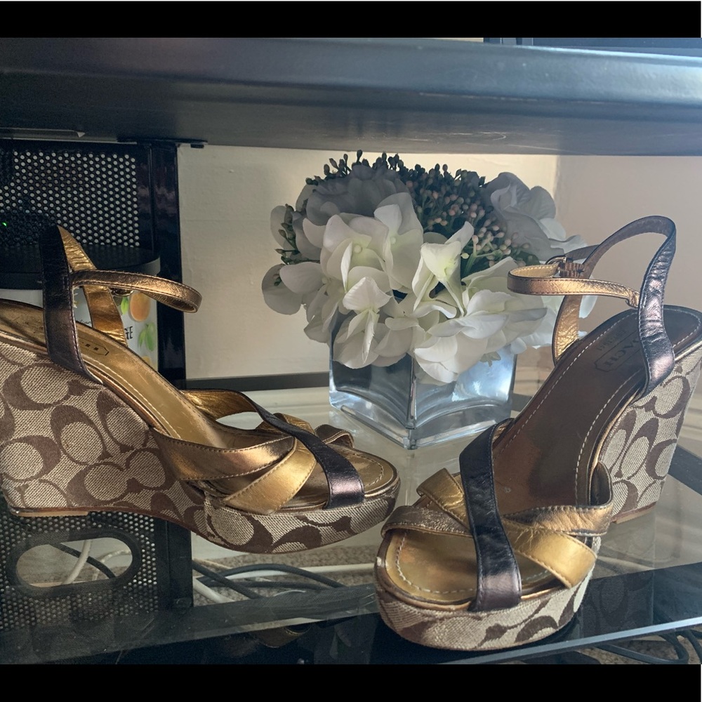 Authentic Coach Wedges